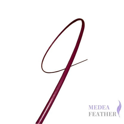 Loop Curved Ostrich Feather Quill - #102 magenta haze