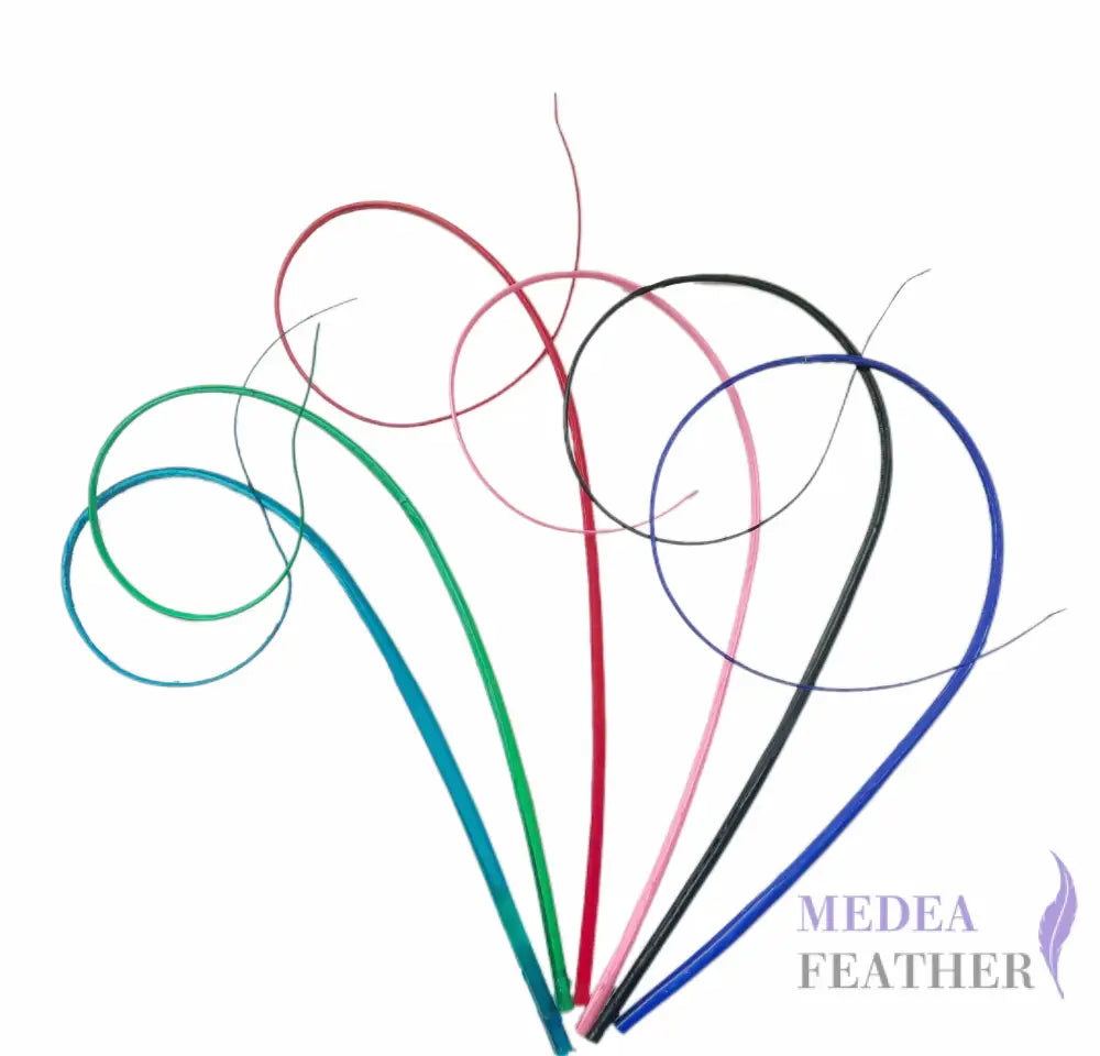 Loop Curved Ostrich Feather Quill