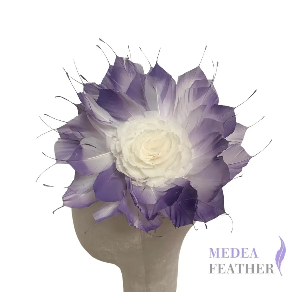 ’Lotus’ Gradient Goose Feather Flower DS260930