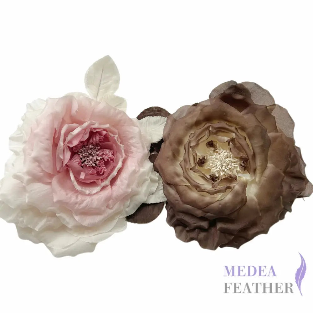 Lucky Dip Multi-colour 20cm Large Silk Flower-Pack of 2 - Gradient colour scheme