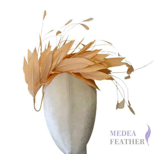 Lurex Goose & Coque Feather Mount FM304S - Rose Gold