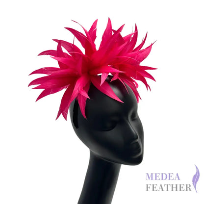 ’Mulan’/ Goose Feather Flower Millinery Hat Mount FM048