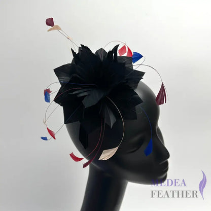 Multi-colour Coque Feather and Goose Feather Mount Custom - Please add text below