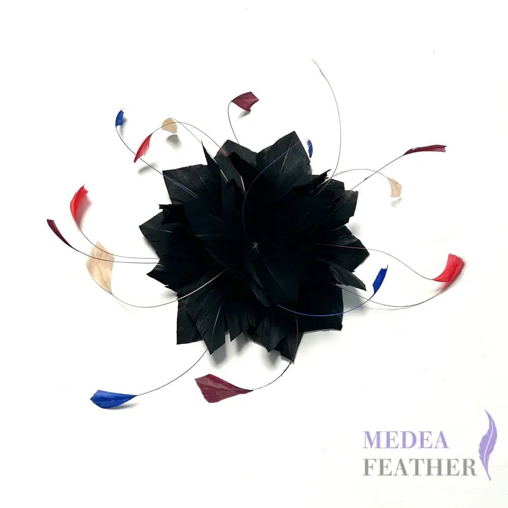 Multi-colour Coque Feather and Goose Feather Mount Custom - Please add text below