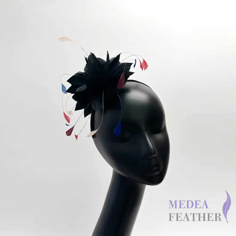 Multi-colour Coque Feather and Goose Feather Mount Custom - Please add text below