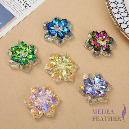 Multi-colour DIY Crystal Rhinestone Flower