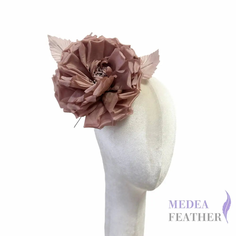 Multi-layer Silk Flower SF010 Leather Pink
