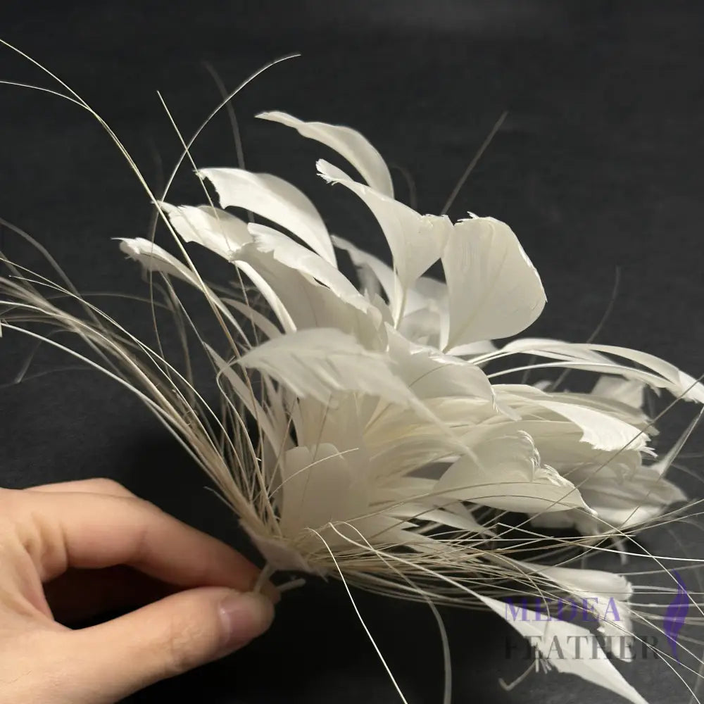 Multi-layers Cut Feather Flower Mount Custom - Please add text below