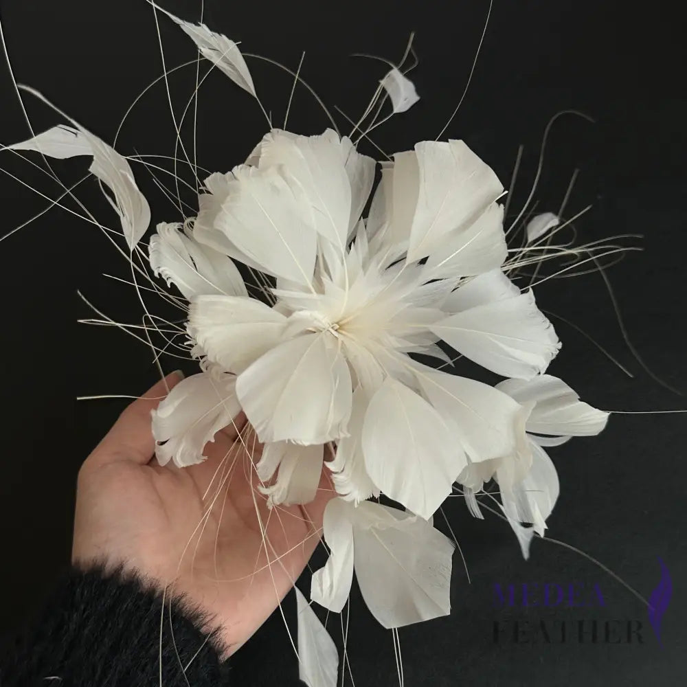 Multi-layers Cut Feather Flower Mount Custom - Please add text below