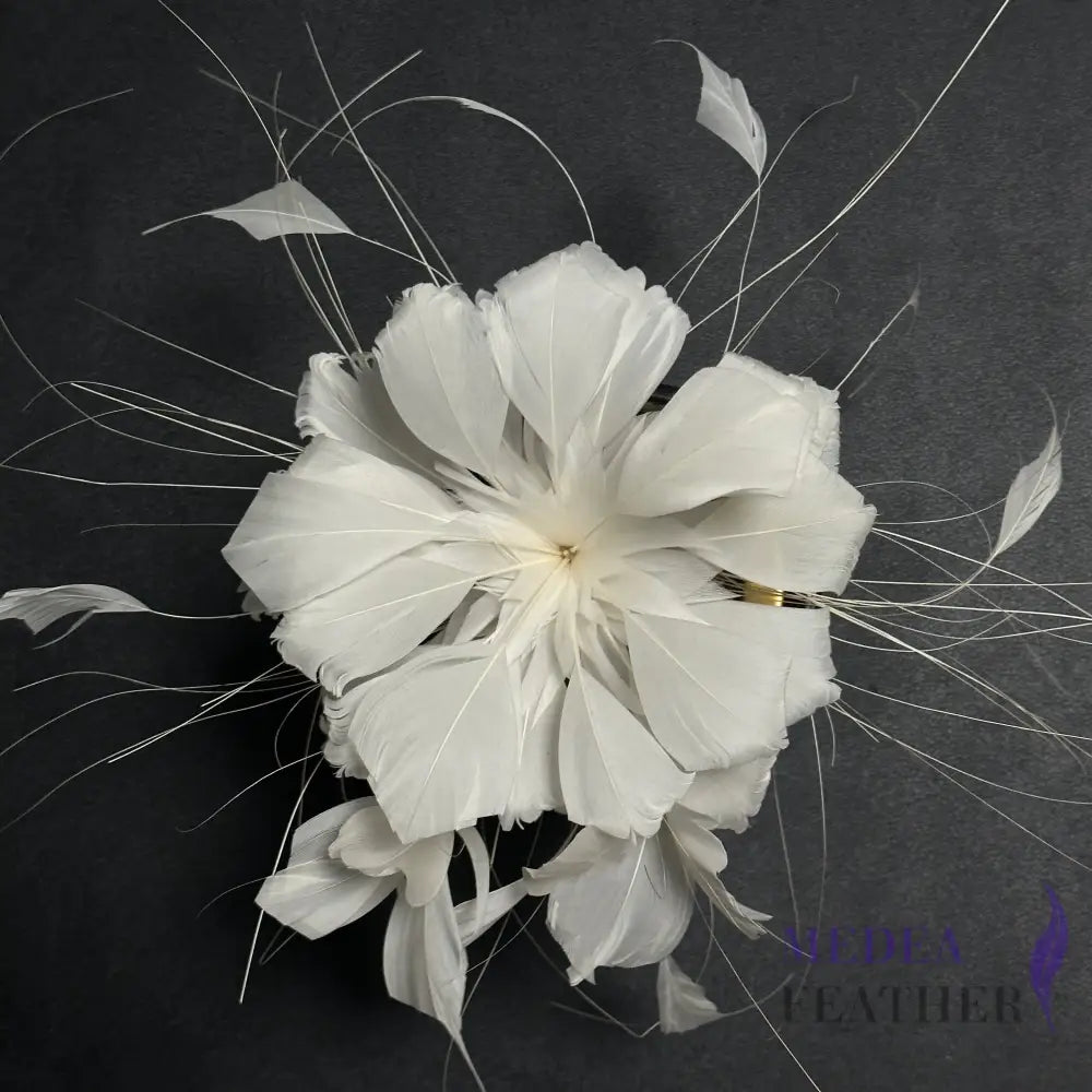 Multi-layers Cut Feather Flower Mount Custom - Please add text below