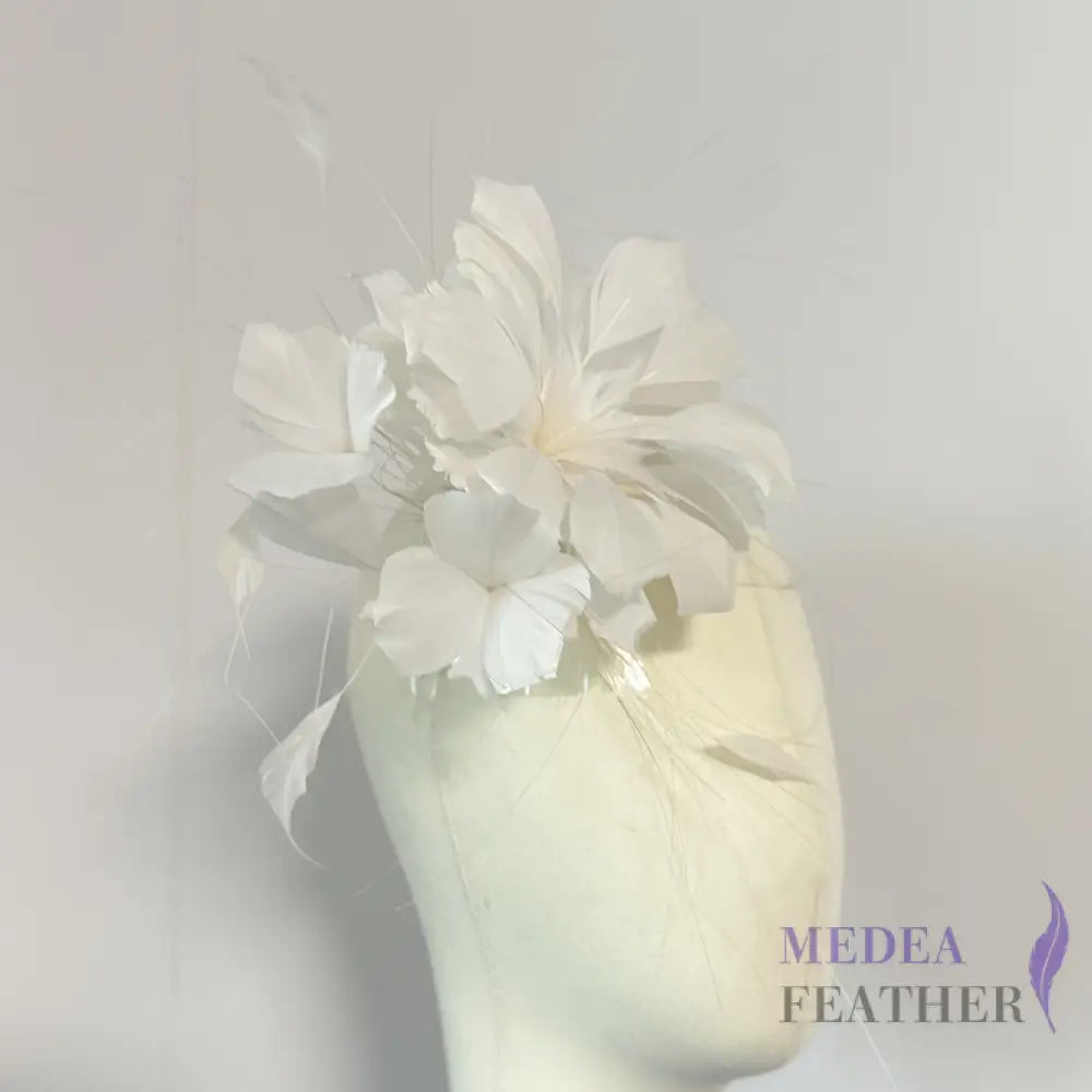 Multi-layers Cut Feather Flower Mount Custom - Please add text below