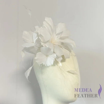 Multi-layers Cut Feather Flower Mount Custom - Please add text below
