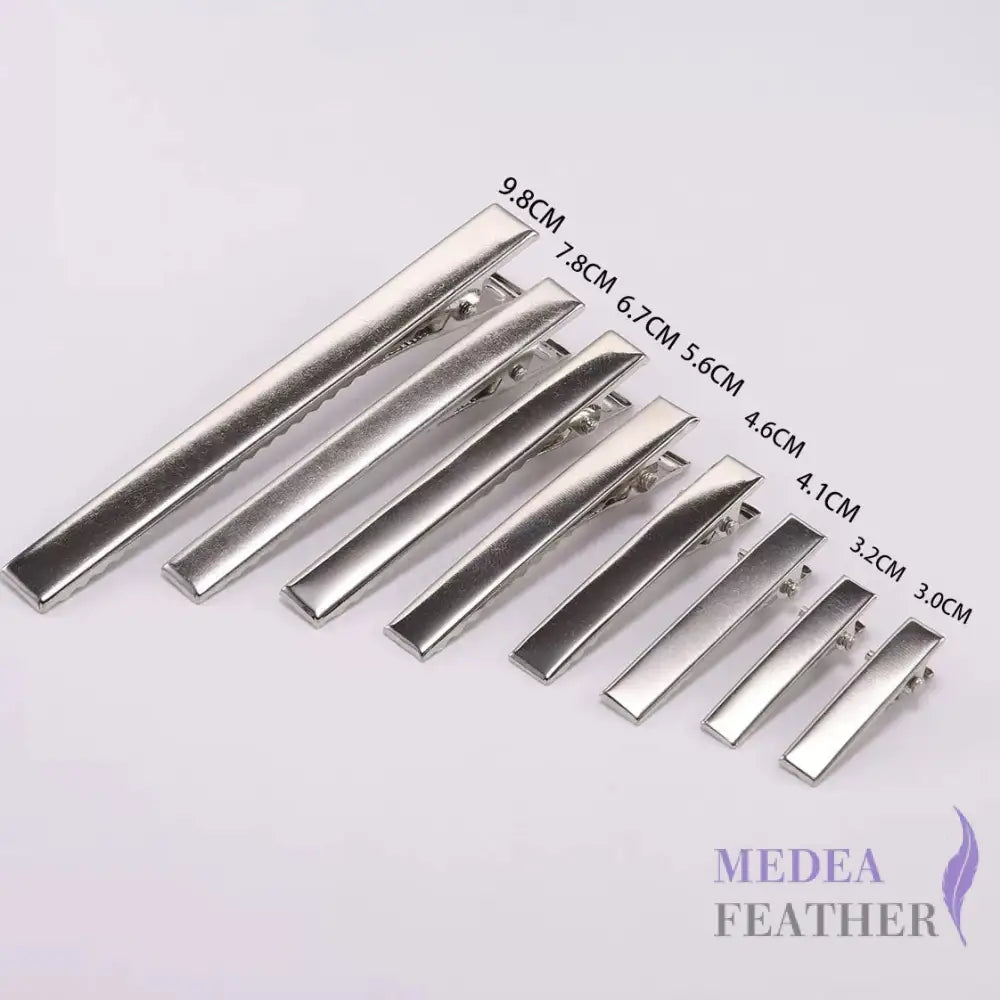 Multi-size Metal Hair Clips-Pack of 10