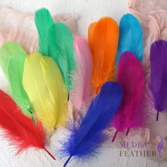 50 Pieces Natural Soft Goose Feather For DIY Handmade