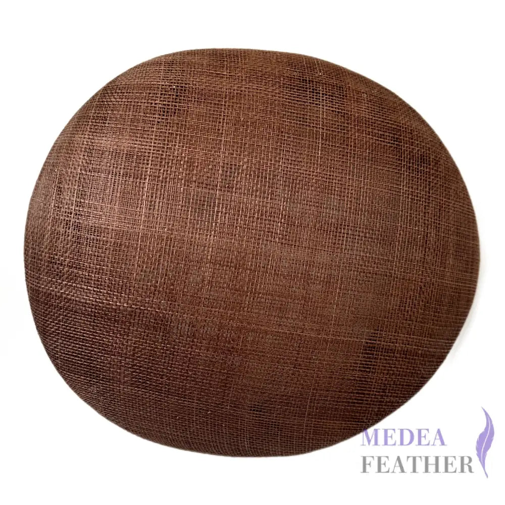 Newsboy Beret Sinamay Hat Base FB142 #107 Coffee Brown