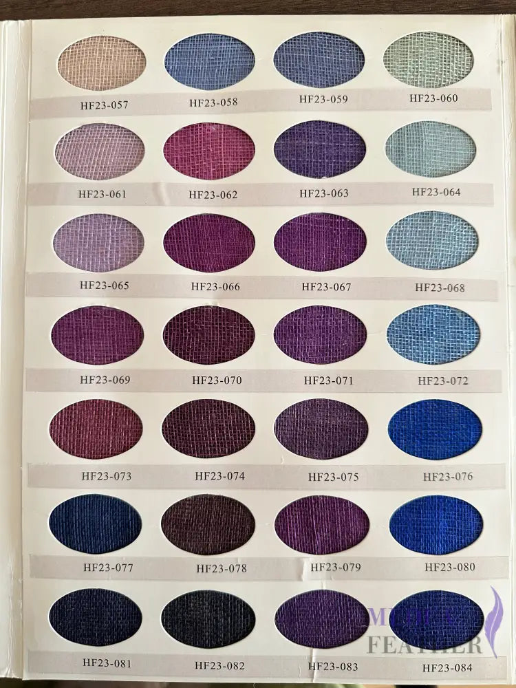 【Open for Wholesale Only】90 cm Wide Stiffed Sinamay Fabric -20 meters Custom