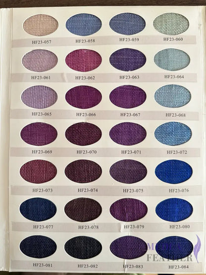 【Open for Wholesale Only】90 cm Wide Stiffed Sinamay Fabric -20 meters Custom