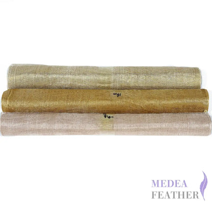 【Open for Wholesale Only】90 cm Wide Stiffed Sinamay Fabric -20 meters Custom