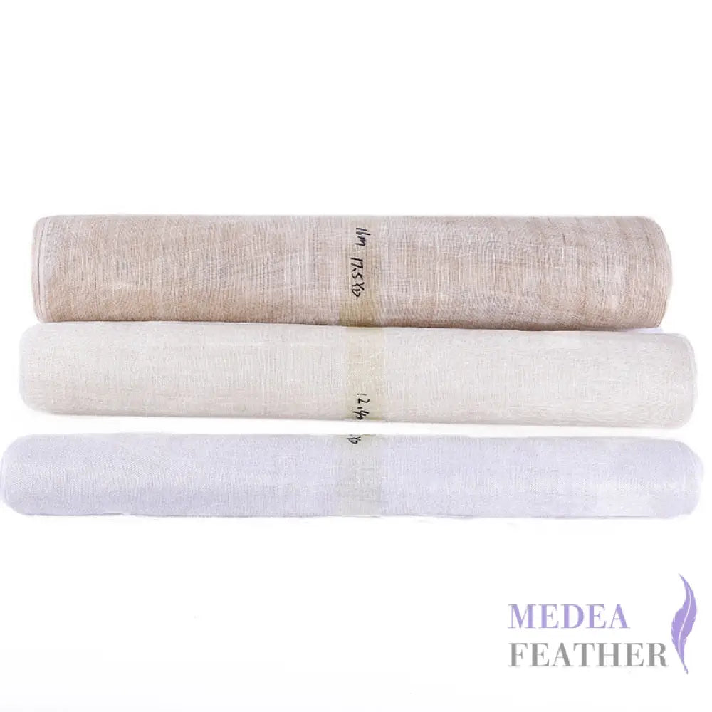 【Open for Wholesale Only】90 cm Wide Stiffed Sinamay Fabric -20 meters Custom