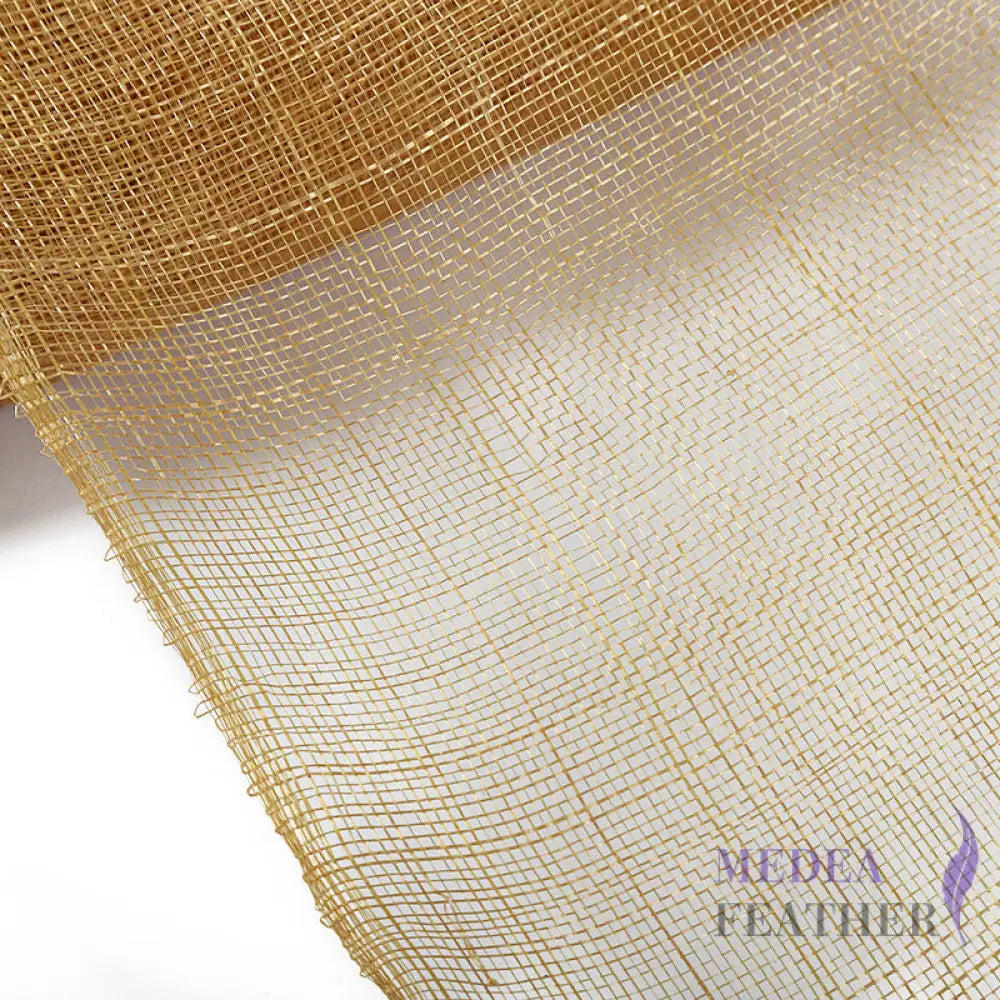 【Open for Wholesale Only】90 cm Wide Stiffed Sinamay Fabric -20 meters Custom