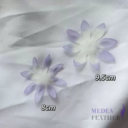 Organza Flower Petals-Pack of 10 PETAL04 - Purple / 8.5cm petal