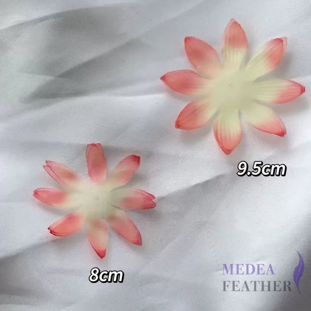 Organza Flower Petals-Pack of 10 PETAL04 - Red / 8.5cm petal
