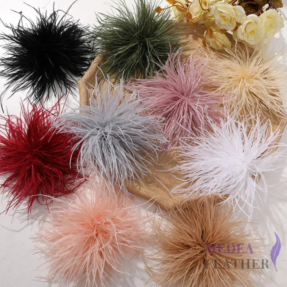 Ostrich Feather Flower
