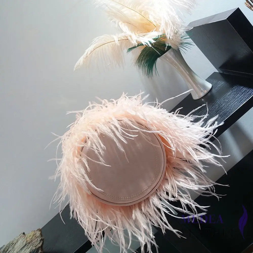 Ostrich Feather Handbag FB01