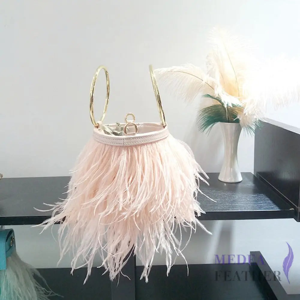 Ostrich Feather Handbag FB01