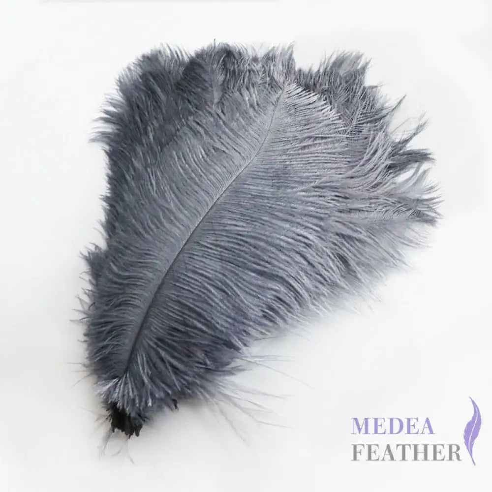 Ostrich Feather Plume 30-35cm SF013A #12 charcoal gray