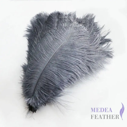 Ostrich Feather Plume 30-35cm SF013A #12 charcoal gray