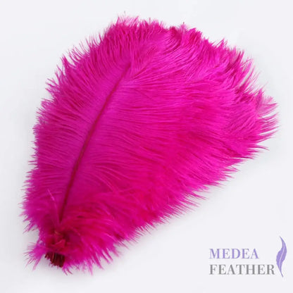 Ostrich Feather Plume 30-35cm SF013A #20 Barbie pink