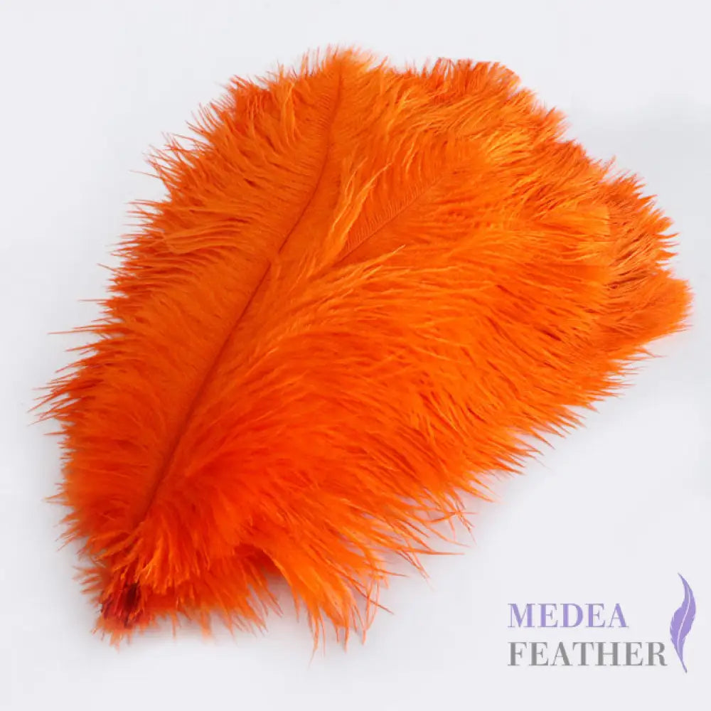 Ostrich Feather Plume 30-35cm SF013A #24 carrot