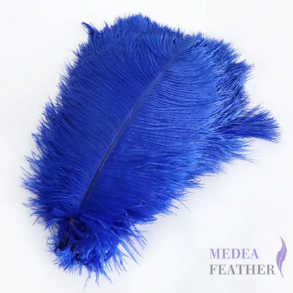 Ostrich Feather Plume 30-35cm SF013A #85 magnetic blue