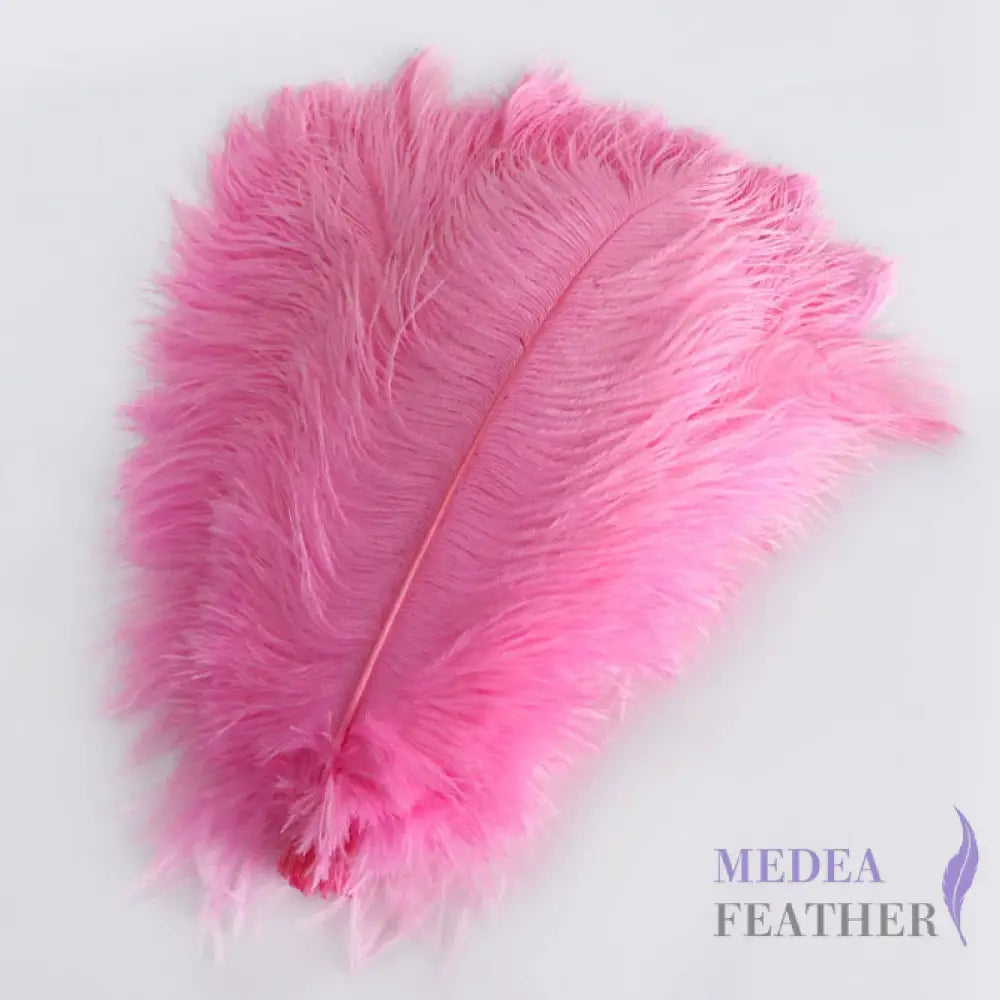 Ostrich Feather Plume 30-35cm SF013A #94 begonia pink
