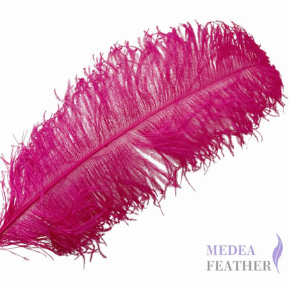 Ostrich Feather Plume 55-60cm - #20barbie pink