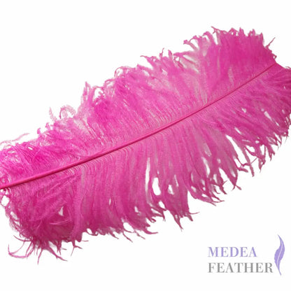 Ostrich Feather Plume 55-60cm - #52neon pink
