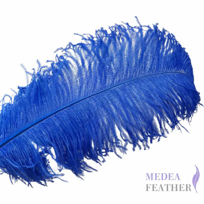 Ostrich Feather Plume 55-60cm - #85magnetic blue