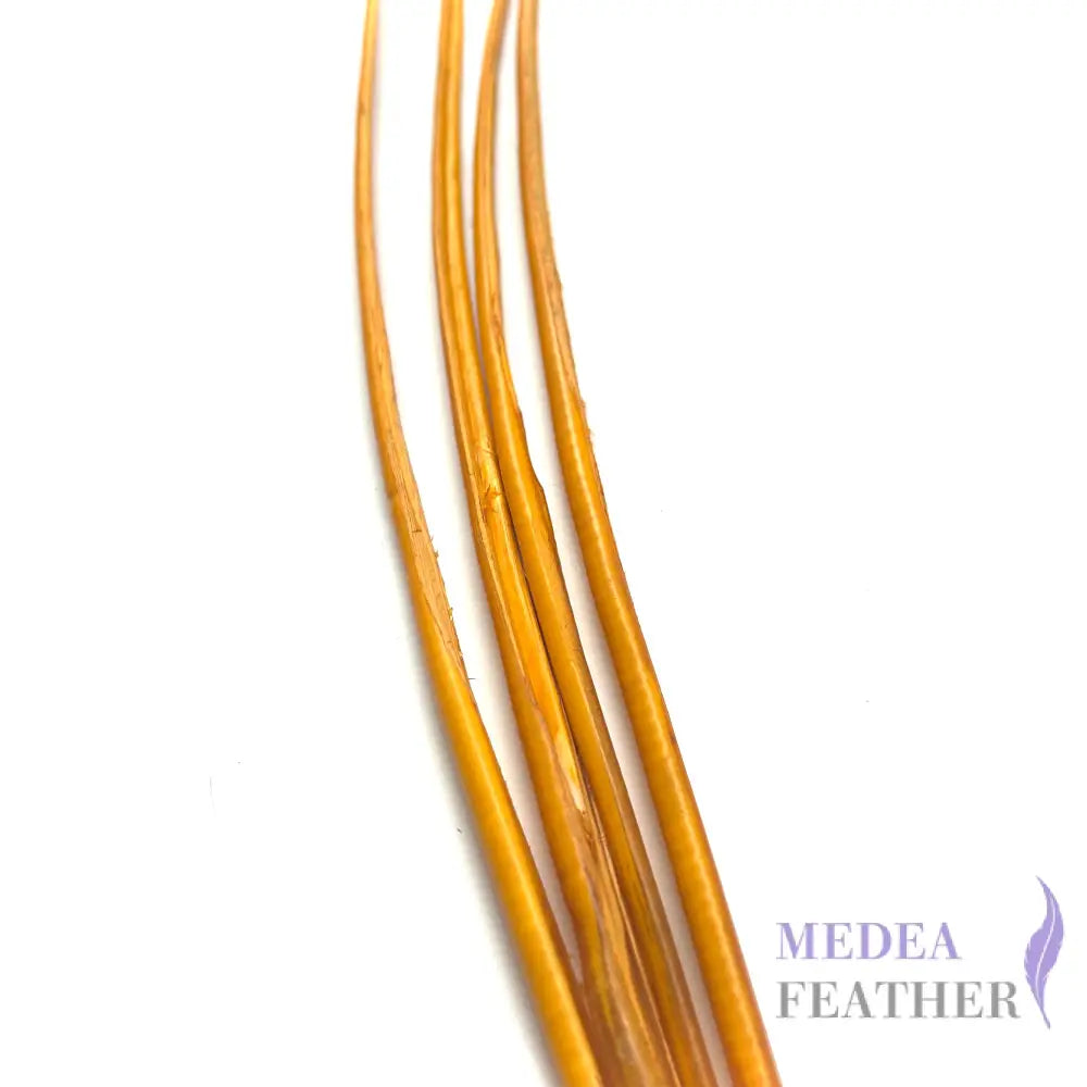 Ostrich Feather Quill -pack of 3 SFOSTRICH01 - #25 saffron