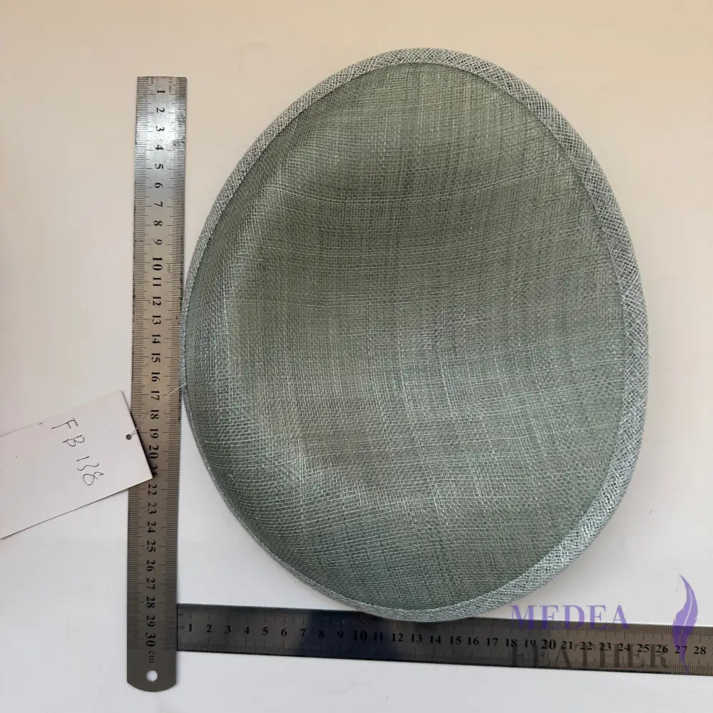 Oval Sinamay Fascinator Hat Base FB138