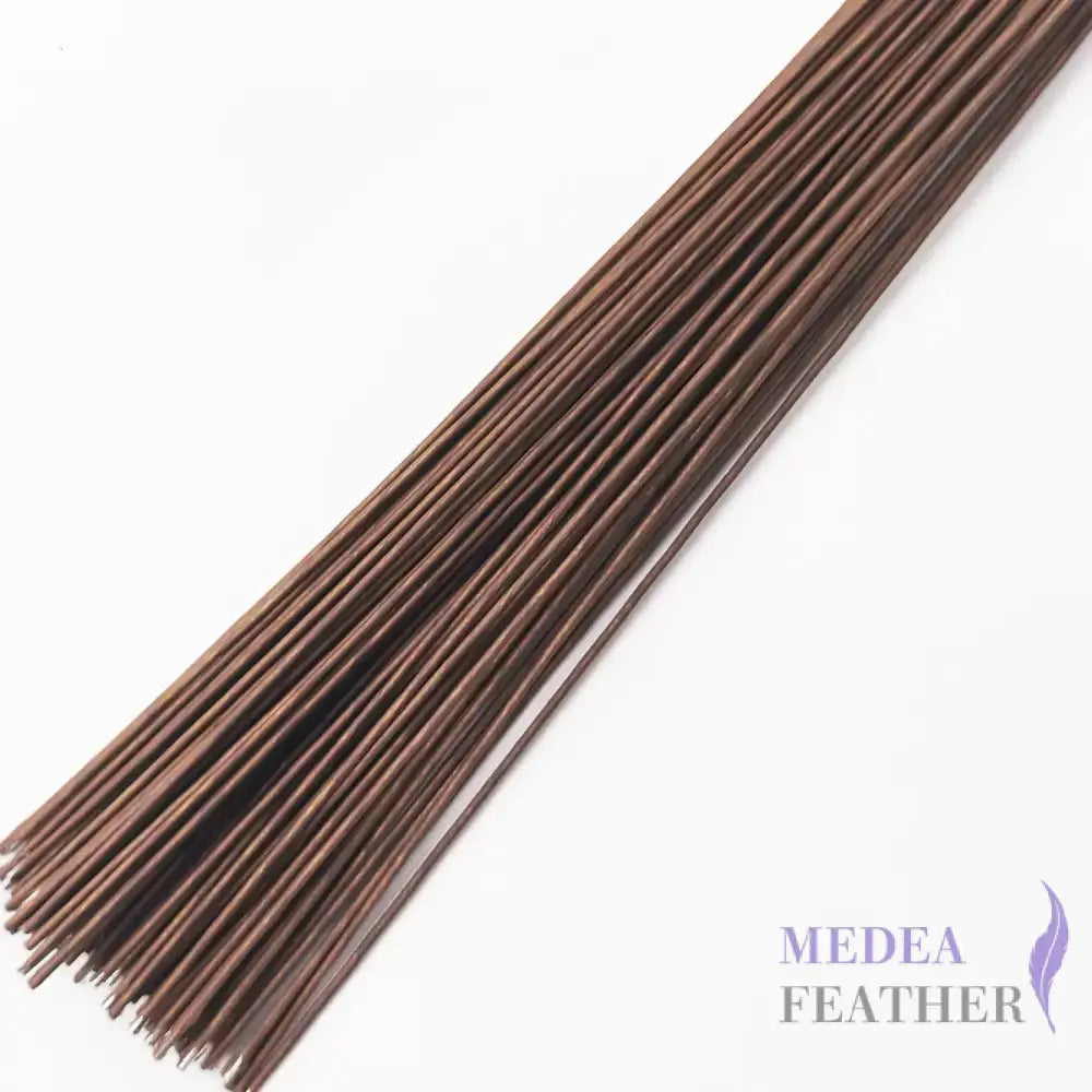 Paper-wrapped Floral Art with Wire brown / #22