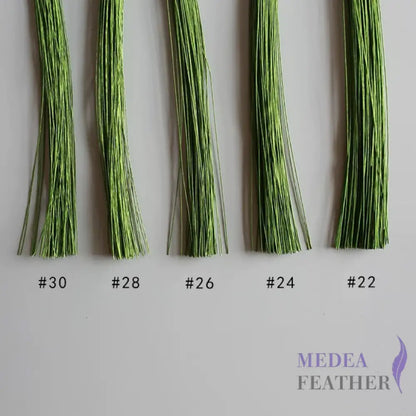 Paper-wrapped Floral Art with Wire Green / #22