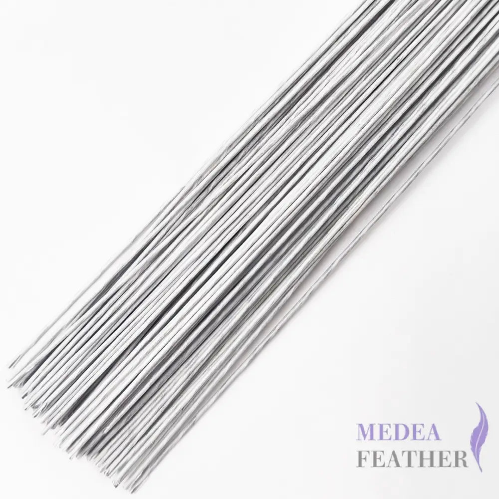 Paper-wrapped Floral Art with Wire - White / #16 (1.6mm)