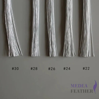 Paper-wrapped Floral Art with Wire White / #22