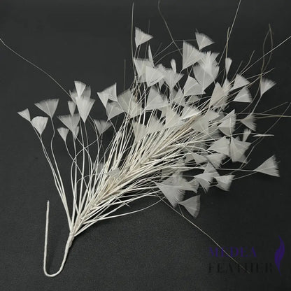 Peacock Hair Diamond Tip Mount White