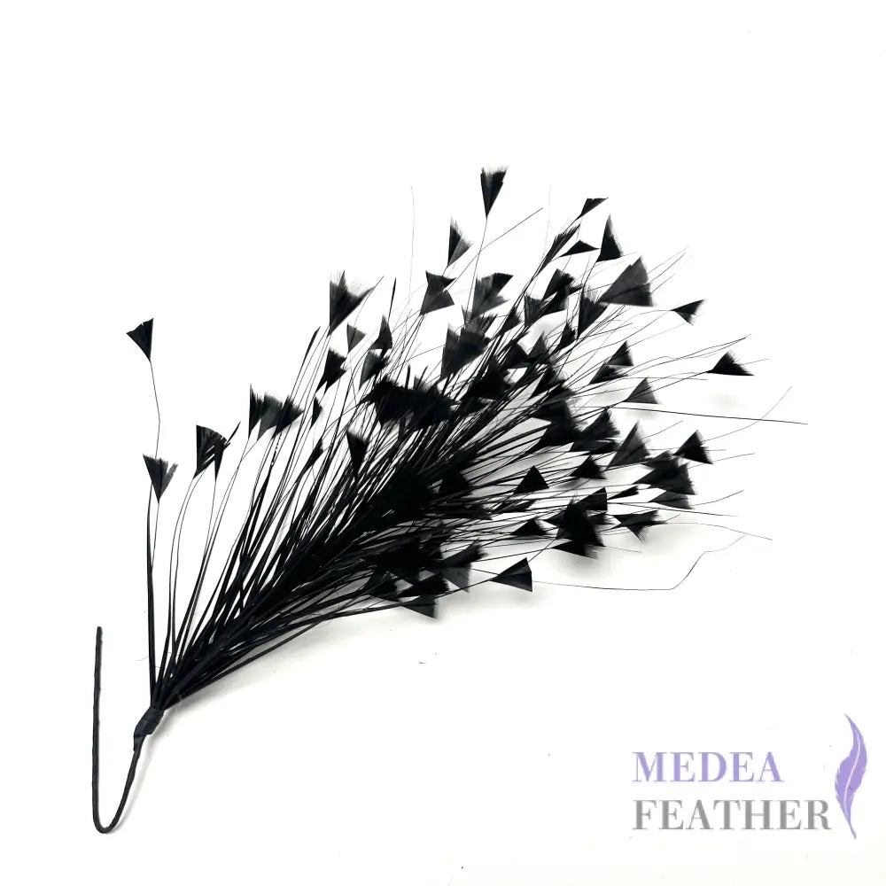 Peacock Hair Diamond Tip Mount Black