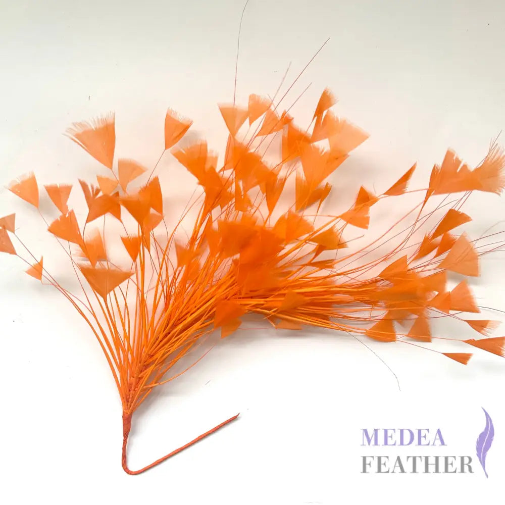 Peacock Hair Diamond Tip Mount FM001 #26 orange