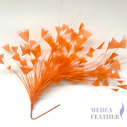 Peacock Hair Diamond Tip Mount FM001 #26 orange