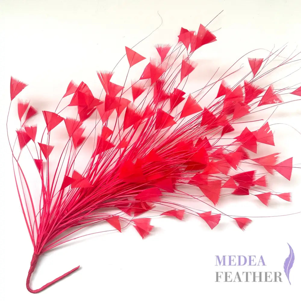 Peacock Hair Diamond Tip Mount FM001 #29 rouge red