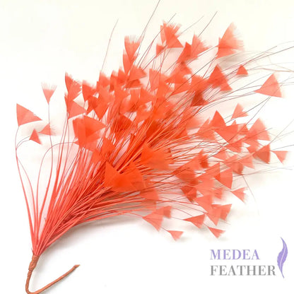 Peacock Hair Diamond Tip Mount FM001 #32 coral rose